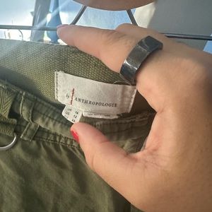 Anthropologie green cargo pants